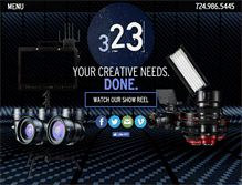 Tablet Screenshot of 323productions.com